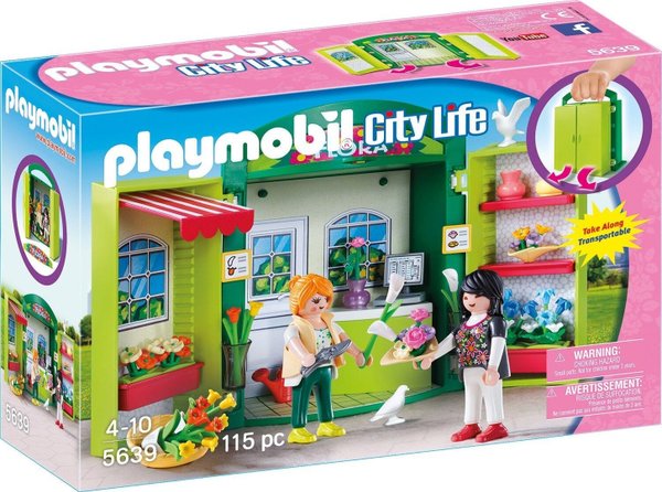 Playmobil 5639 Blumenladen Aufklapp-Spielbox